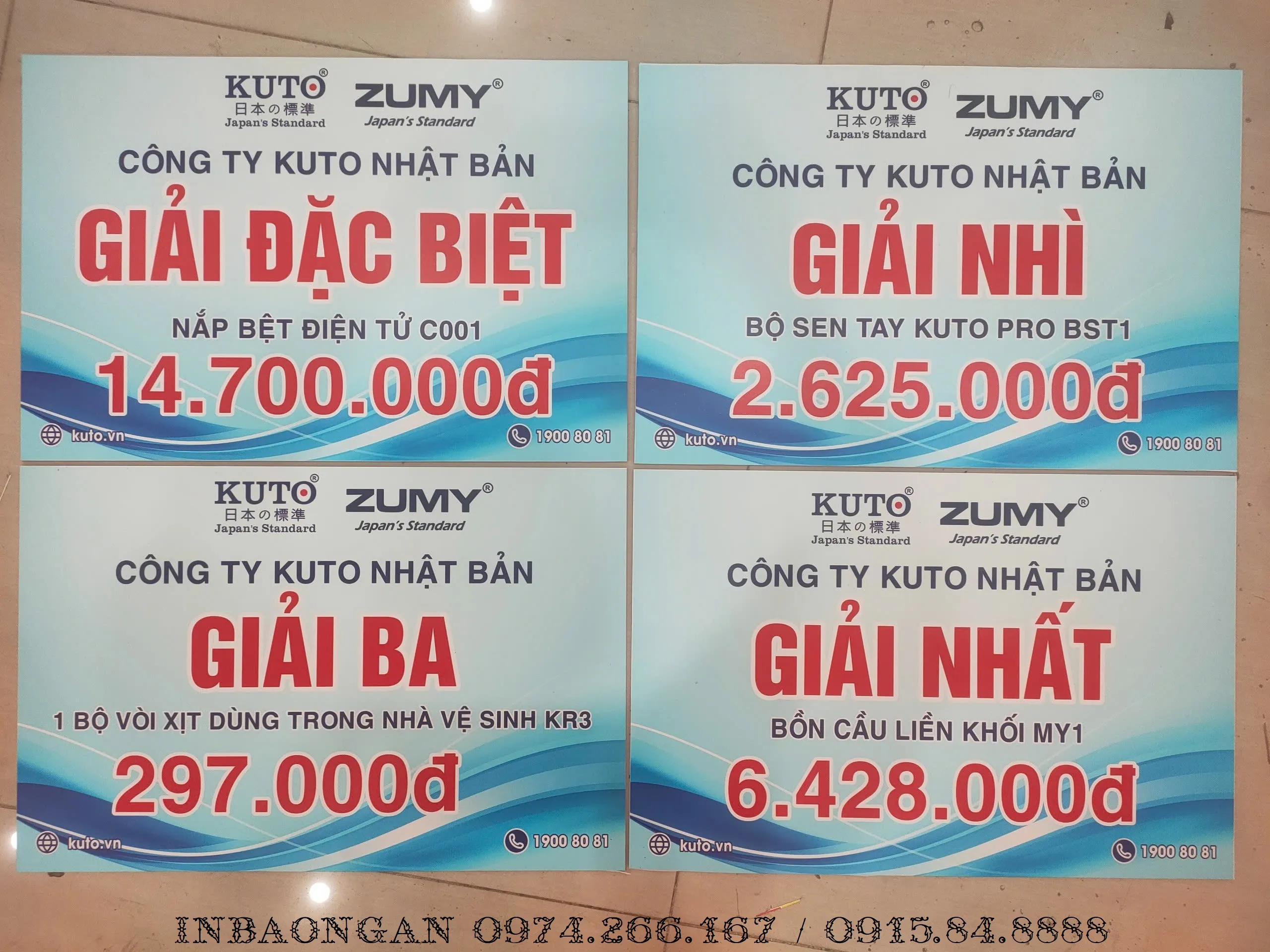 IN BẢNG TRAO THƯỞNG GIÁ RẺ LẤY NGAY TẠI HÀ NỘI