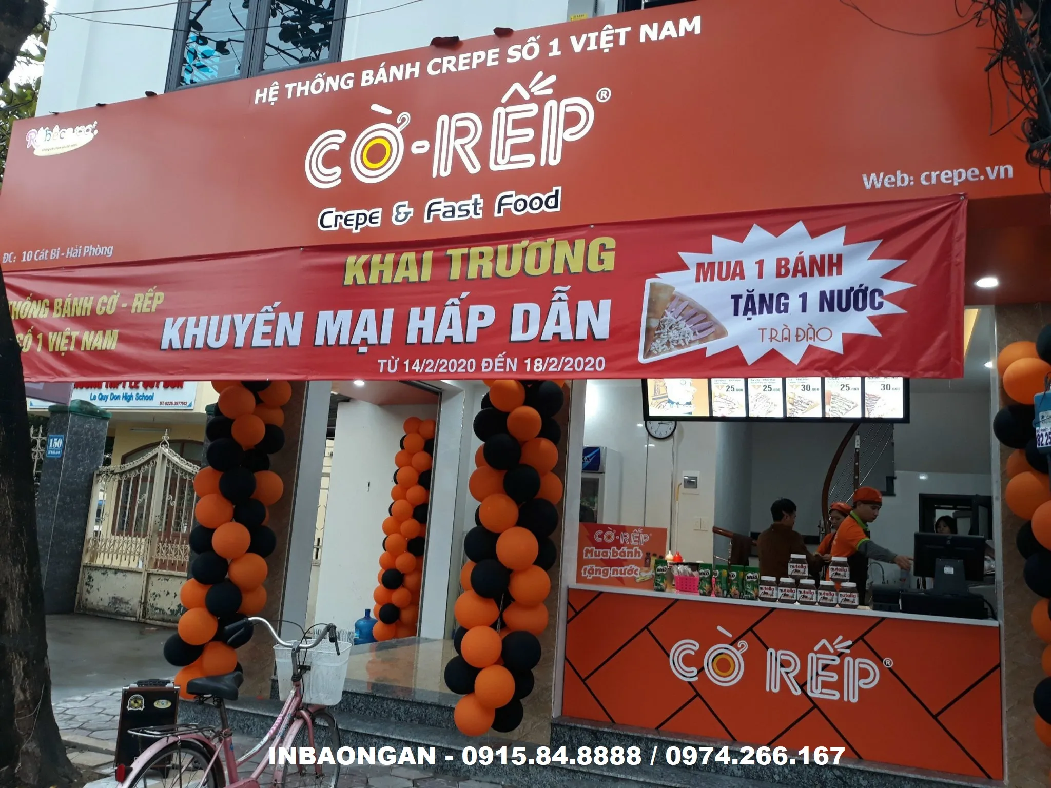 THIẾT KẾ CỬA HÀNG ĐỒ ĂN NHANH - HIỆN ĐẠI & THU HÚT KHÁCH HÀNG (INBAONGAN 0915.84.8888/0974.266.167)