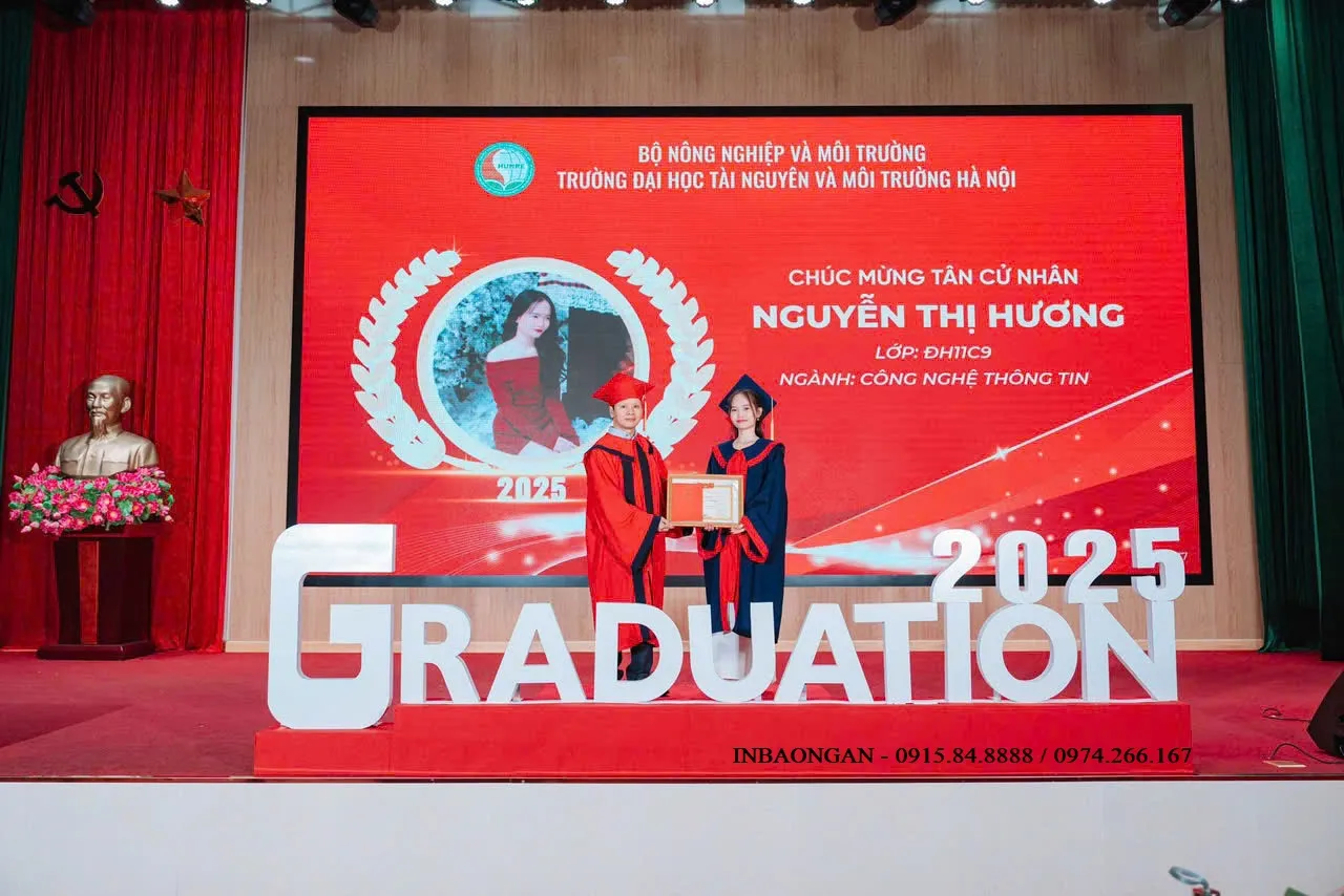 🎉 Check-in cùng background tốt nghiệp – Ghi dấu kỷ niệm thanh xuân - IN BẢO NGÂN CHUYÊN BACKGROUND